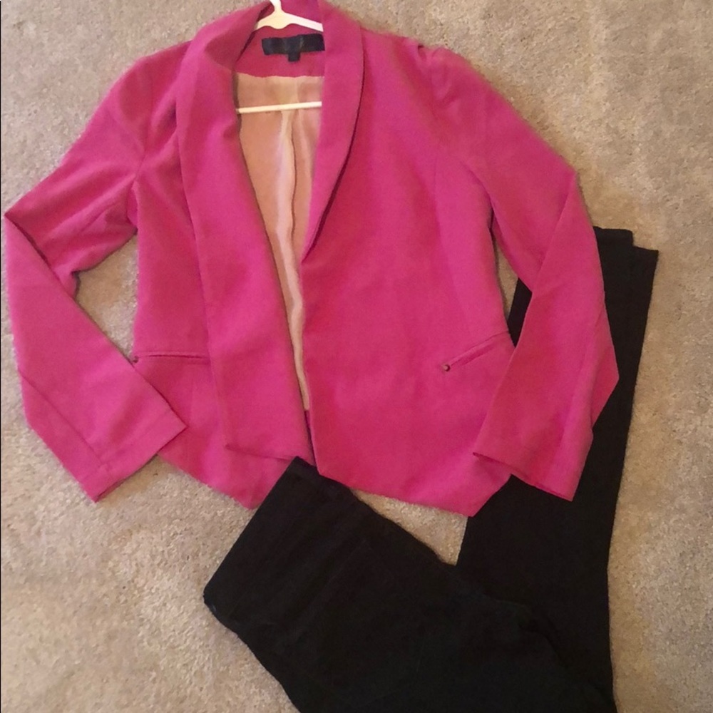 Pink blazer